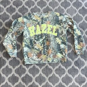 Hazel Kids Woodland Camo Sweatshirt